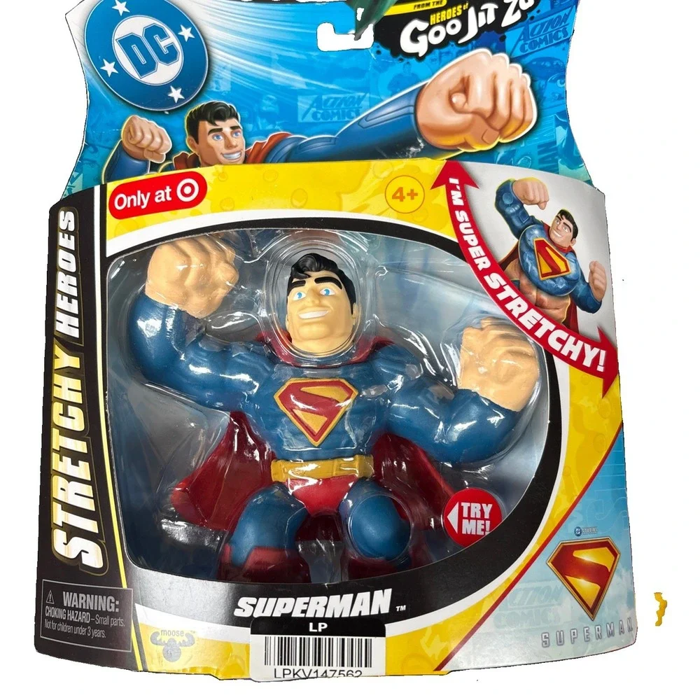 Heroes of Goo Jit Zu - Superman Hero Pack DC Comics Stretch Figure - NEW/SEALED